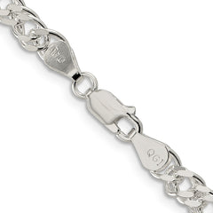Sterling Silver 5.5mm Rambo Chain - 6