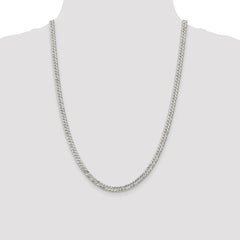 Sterling Silver 5.5mm Rambo Chain - 6