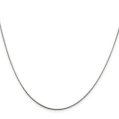 Sterling Silver .8mm Snake Chain - 5