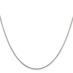 Sterling Silver 1mm Snake Chain - 8
