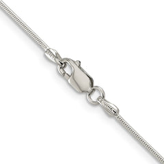 Sterling Silver 1mm Snake Chain - 12