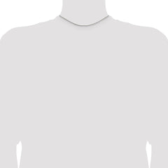 Sterling Silver 1mm Snake Chain - 10