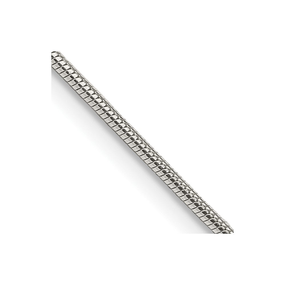 Sterling Silver 1.2mm Snake Chain - 10