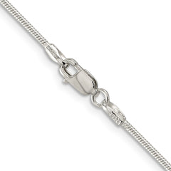 Sterling Silver 1.25mm Snake Chain - 6