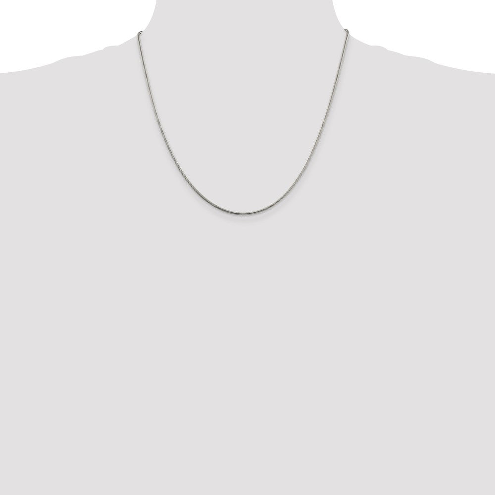 Sterling Silver 1.5mm Snake Chain - 10