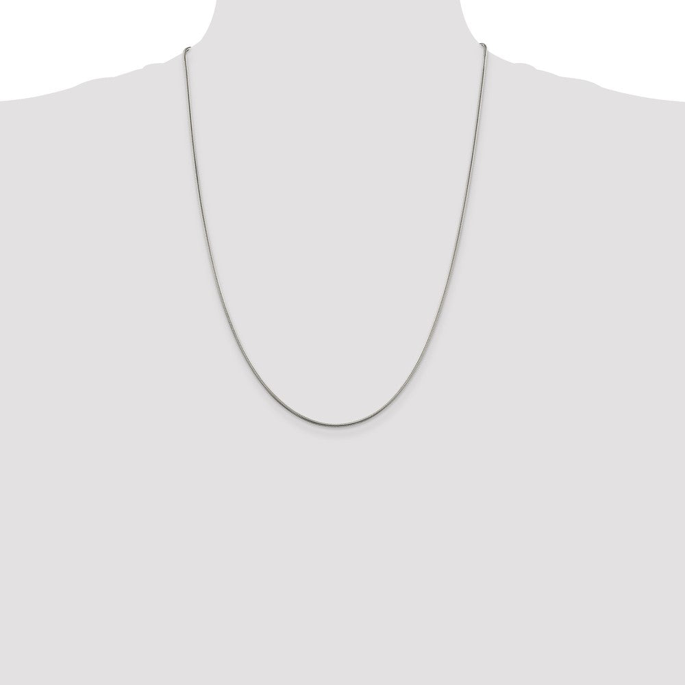 Sterling Silver 1.5mm Snake Chain - 3