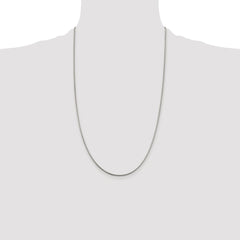 Sterling Silver Rhodium-plated 1.5mm Snake Chain - 6