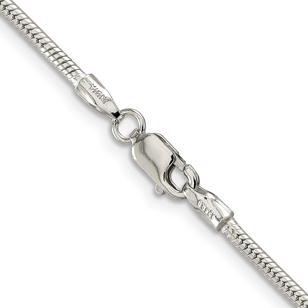Sterling Silver 1.75mm Snake Chain - 8