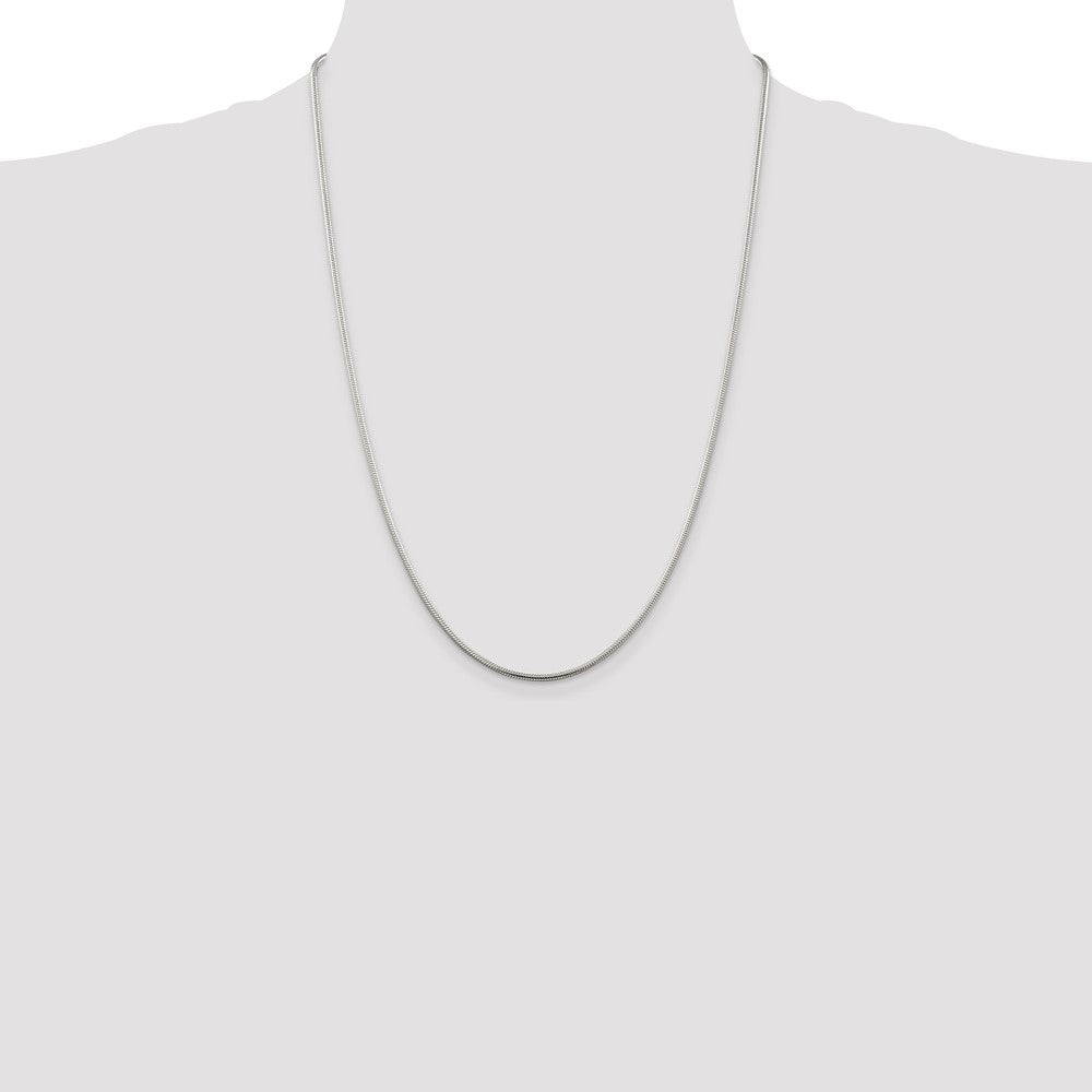 Sterling Silver 1.75mm Snake Chain - 3