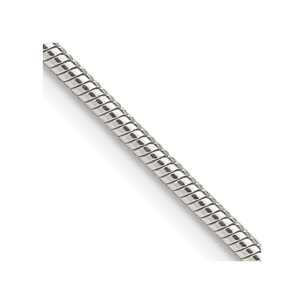 Sterling Silver 1.75mm Snake Chain - 9