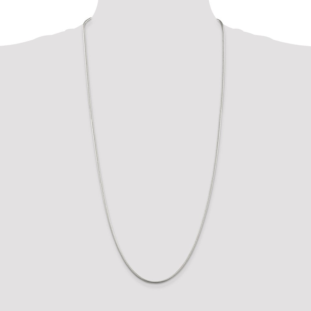 Sterling Silver 2mm Snake Chain - 6