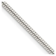 Sterling Silver 2mm Snake Chain - 10