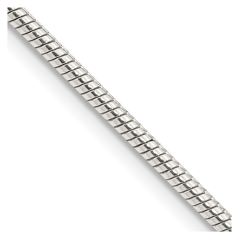 Sterling Silver 2mm Snake Chain - 9