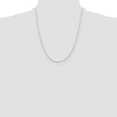 Sterling Silver 1mm Round Snake Chain - 4
