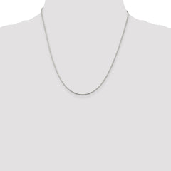 Sterling Silver 1.2mm Round Snake Chain - 4