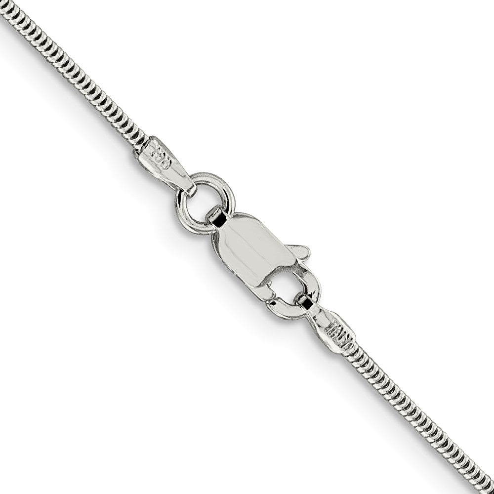 Sterling Silver 1.5mm Round Snake Chain - 6
