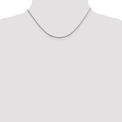 Sterling Silver 1.5mm Round Snake Chain - 3