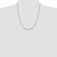 Sterling Silver 1.5mm Round Snake Chain - 5
