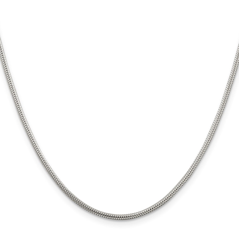Sterling Silver 1.6mm Round Snake Chain - 8
