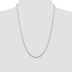 Sterling Silver 1.6mm Round Snake Chain - 3