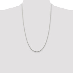 Sterling Silver 1.6mm Round Snake Chain - 5