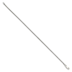 Sterling Silver 1.6mm Round Snake Chain - 7