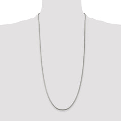 Sterling Silver 2.5mm Round Snake Chain - 2