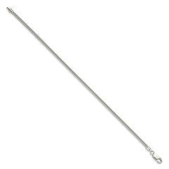 Sterling Silver 2.5mm Round Snake Chain - 10