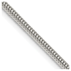 Sterling Silver 2.5mm Round Snake Chain - 9
