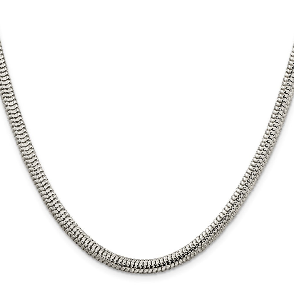 Sterling Silver 5mm Round Snake Chain - 3