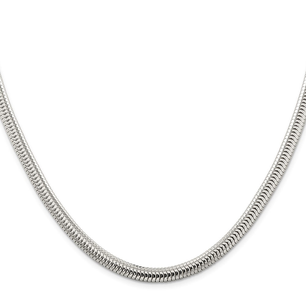 Sterling Silver 6mm Round Snake Chain - 2