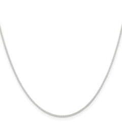 Sterling Silver 1mm Round Spiga Chain - 11