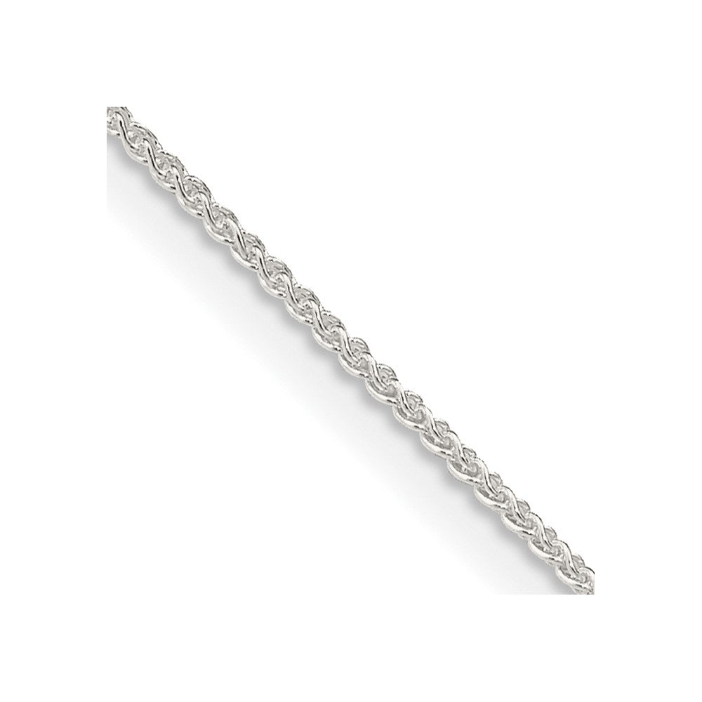 Sterling Silver 1mm Round Spiga Chain - 11