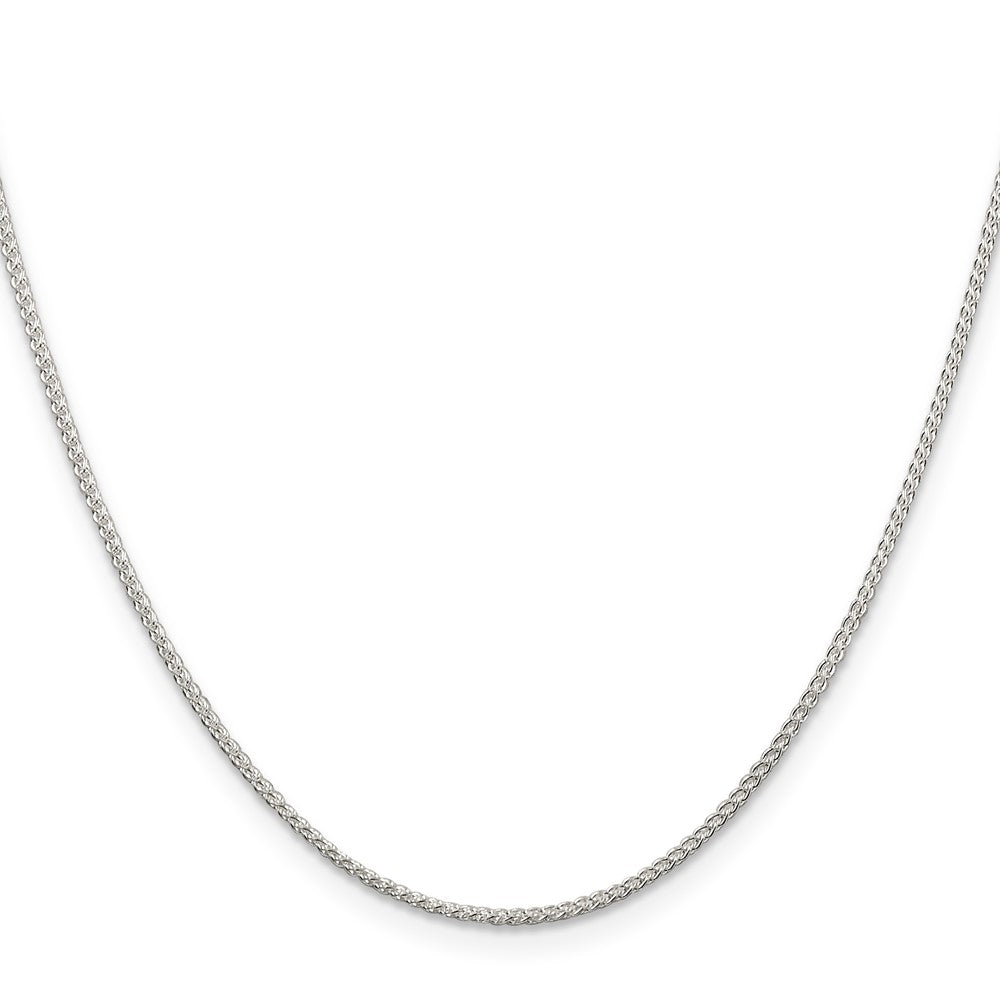 Sterling Silver 1.25mm Round Spiga Chain - 9