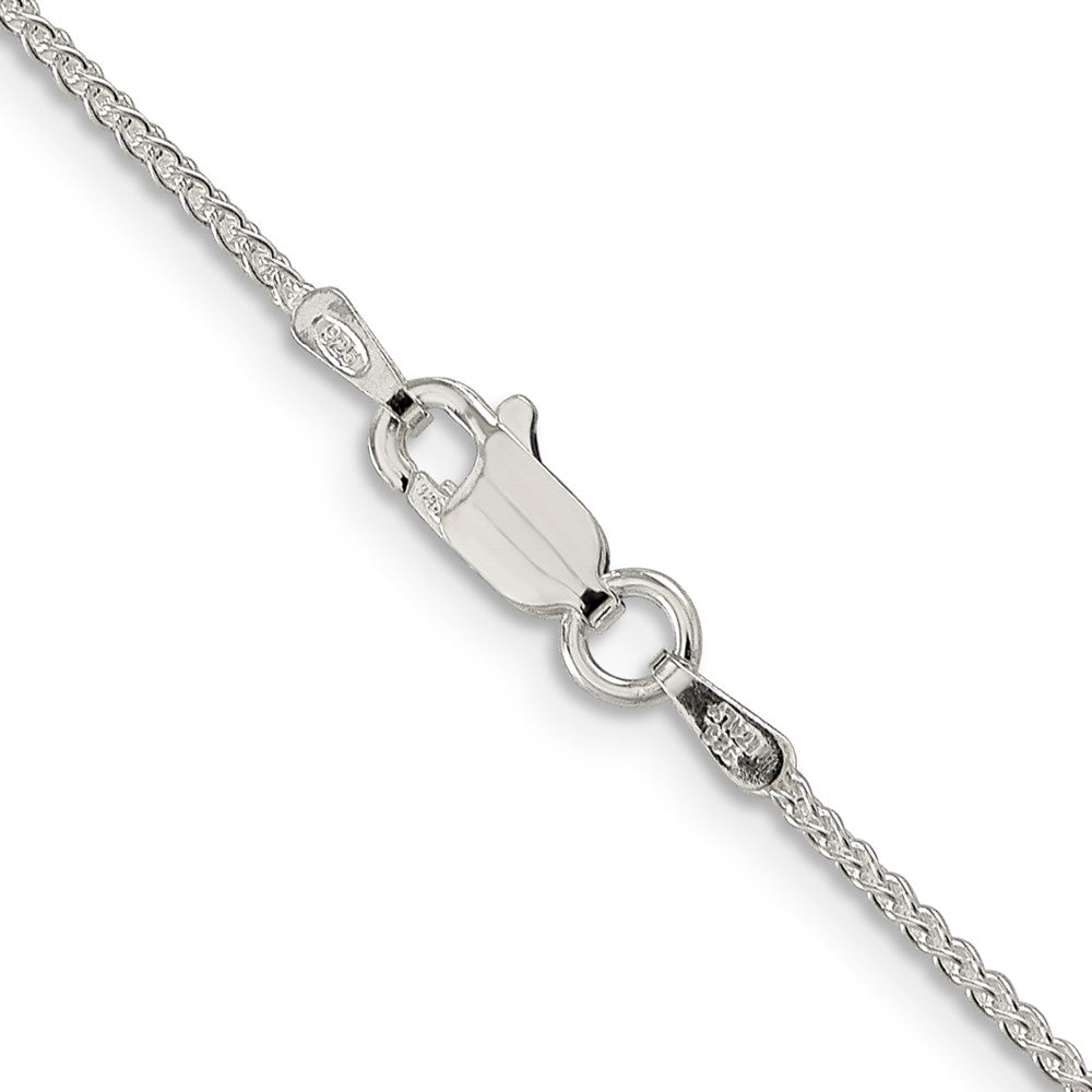 Sterling Silver 1.25mm Round Spiga Chain - 9