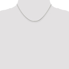 Sterling Silver 1.25mm Round Spiga Chain - 9