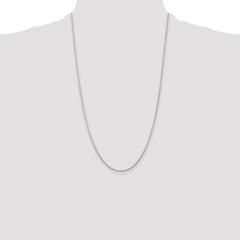 Sterling Silver 1.25mm Round Spiga Chain - 11