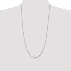 Sterling Silver 1.25mm Round Spiga Chain