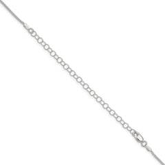Sterling Silver 1.25mm Round Spiga Chain w/4in ext.