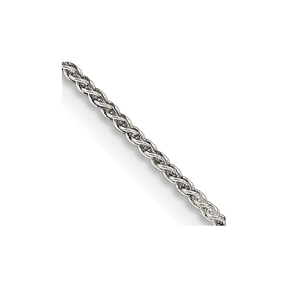 Sterling Silver 1.25mm Round Spiga Chain - 9