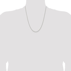 Sterling Silver 1.6mm Round Spiga Chain w/4in ext.