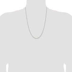 Sterling Silver 1.6mm Round Spiga Chain - 8