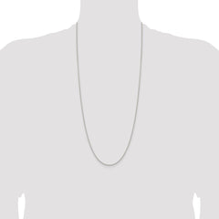 Sterling Silver 1.6mm Round Spiga Chain - 6