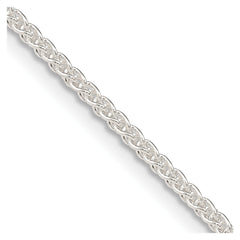 Sterling Silver 1.6mm Round Spiga Chain - 8