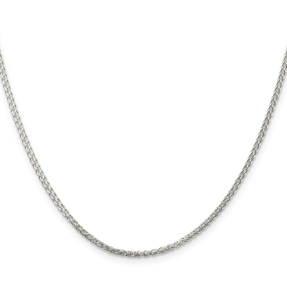 Sterling Silver 1.75mm Round Spiga Chain - 7