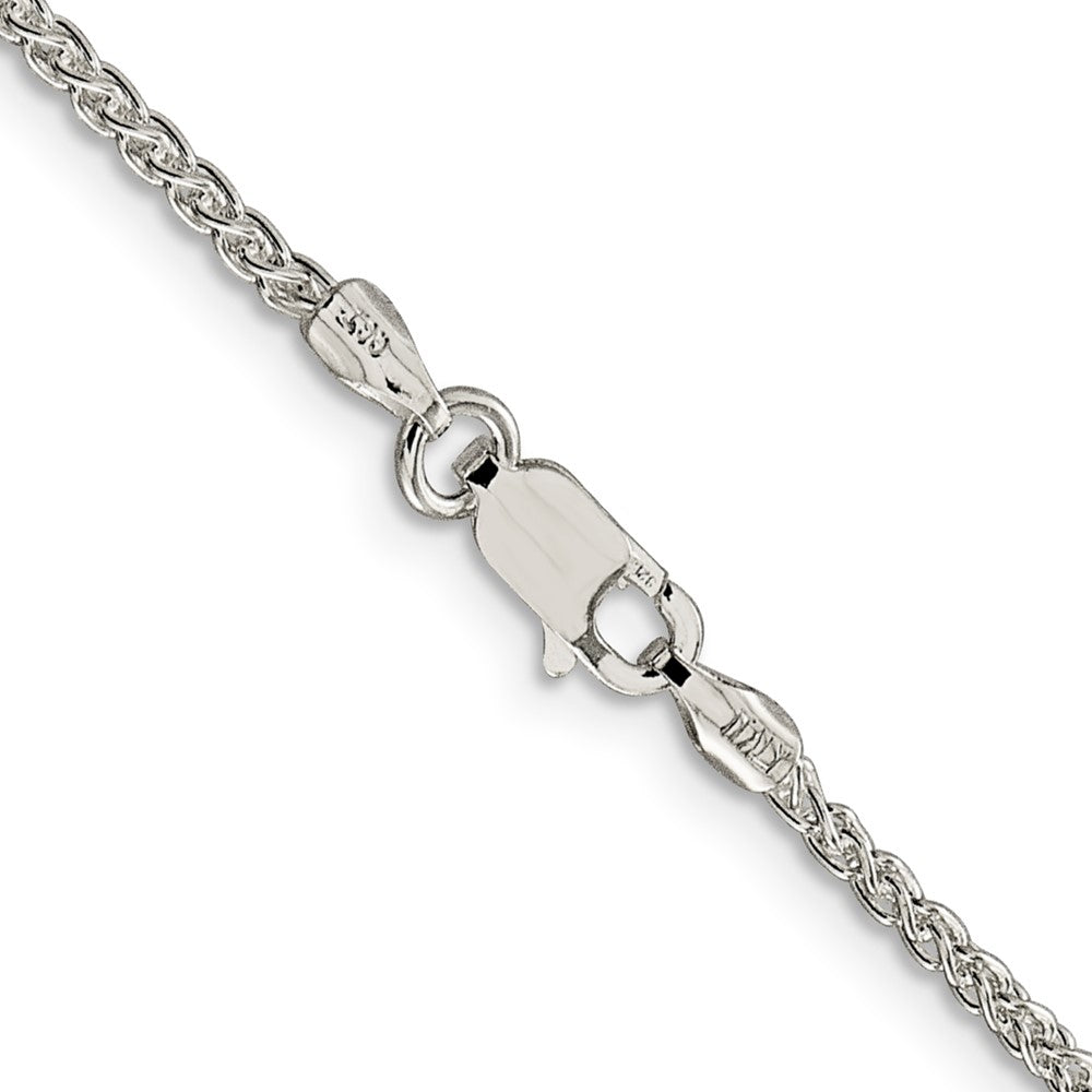 Sterling Silver 1.75mm Round Spiga Chain - 7