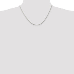 Sterling Silver 1.75mm Round Spiga Chain - 7