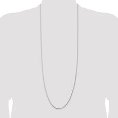 Sterling Silver 1.75mm Round Spiga Chain - 12