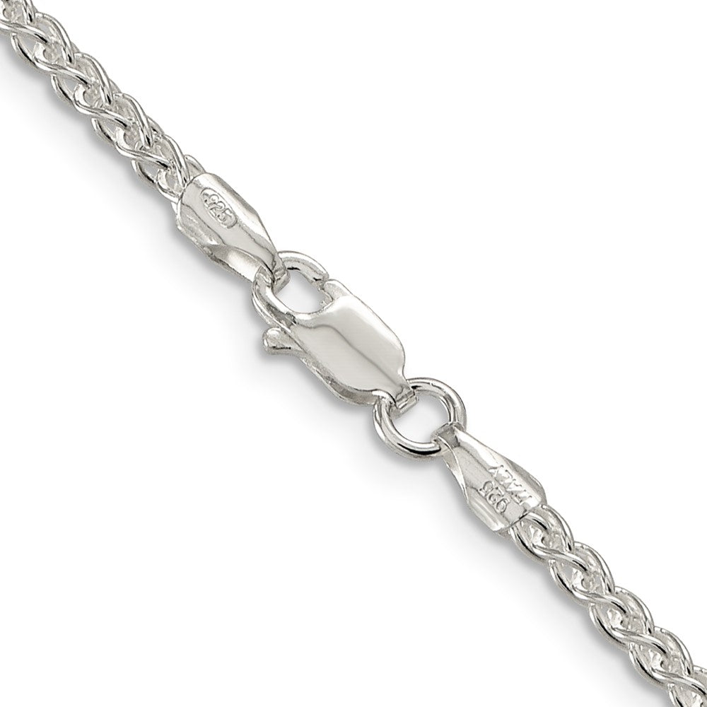 Sterling Silver 2.5mm Round Spiga Chain - 11