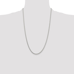 Sterling Silver 2.5mm Round Spiga Chain - 3